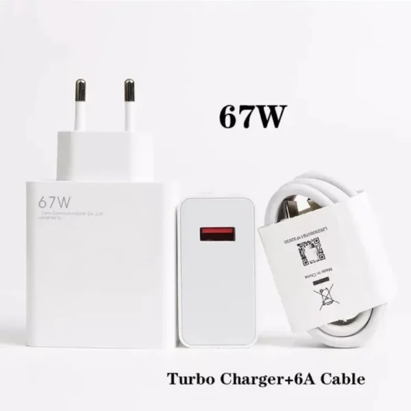 67W Charger with Turbo Charge Cable Type C - Image 3