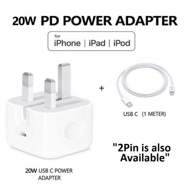 EZone mfi Certified 20W Fast Charger for iPhone USB-C with PD Charging Cable - Image 8